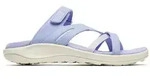 Merrell Leder-Pantoletten "District 4" in Hellblau - 36