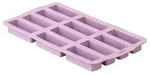 Fackelmann M&uuml;sliriegel-/ Minikuchenform in Lila - (B)16,5 x (H)29 cm