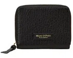 Marc O ́Polo Leder-Geldb&ouml;rse in Schwarz - (B)11 x (H)13 x (T)3 cm
