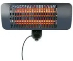 Alpina Infrarot-Heizstrahler in Schwarz - (B)50 x (H)19,5 cm