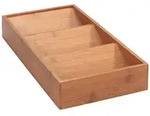 Wenko Schubladen-Organizer in Hellbraun - (B)38 x (H)6 x (T)20 cm