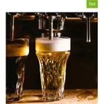 La Roch&egrave;re France 4er-Set: Biergl&auml;ser "Silex" in Transparent - 430 ml