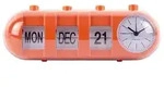 Karlsson Wecker ''Retro Tube'' in Orange - (B)26 x (H)9 x (T)9 cm