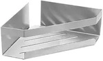 Sch&ouml;ner Wohnen Kollektion Eckablage "Meleto" in Silber - (B)18 x (H)8 x...