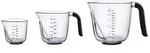 KitchenAid 3er-Set: Messbecher in Transparent