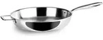 Ibili Bratpfanne ''Triply Natural'' in Silber - &Oslash; 32 cm