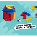 Noris Geschicklichkeitsspiel "3 bunte Bausteinspiele" - ab 3 Jahren