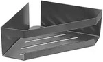 Sch&ouml;ner Wohnen Kollektion Eckablage "Meleto" in Grau - (B)18 x (H)8 x (T)28,5...