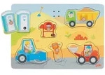 Goki Soundpuzzle "Baustelle" - ab 12 Monaten