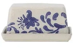 Bloomingville Butterdose "Petunia" in Blau - (B)17 x (H)7 x (T)12 cm