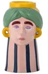 Bloomingville Vase "Miss Jody" in Beige - (H)22,5 x &Oslash; 14 cm