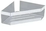 Sch&ouml;ner Wohnen Kollektion Eckablage "Meleto" in Silber - (B)18 x (H)8 x (T)28,5 cm