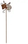 STAR Trading LED-Solar-Gartenstecker "Oxida" in Gold - (H)51 cm