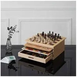 The Home Deco Kids Spielbox in Hellbraun - (L)32,5 x (B)32,5 cm
