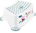 keeeper Tritthocker "Peppa" in Wei&szlig; - (B)40,5 x (H)14 x (T)29 cm