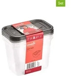 keeeper 3er-Set: Frischhaltedosen "Fredo Fresh" in Schwarz - 1 l