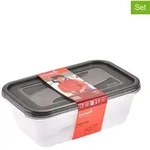 keeeper 2er-Set: Frischhaltedosen "Fredo Fresh" in Schwarz - 3,3 l