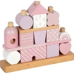 small foot Stapelhaus in Rosa - ab 12 Monaten