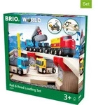 Brio 32tlg. Stra&szlig;en & Schienen-Steinverlade-Set - ab 3 Jahren