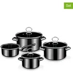 GSW 7tlg. Kochgeschirr-Set ''Black Star'' in Schwarz
