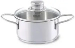 Fissler 2tlg. Set: Edelstahl-Kochtopf "Profi Collection&reg;" - &Oslash; 12 cm