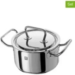 Zwilling 2tlg. Set: Edelstahl-Kochtopf ''Twin'' - 2 l