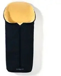 Hofbrucker Lammfell-Fu&szlig;sack "Iglu" in Dunkelblau - (L)95 x (B)34 cm