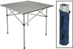 Nature Fellow Campingtisch in Silber - (B)70 x (H)70 x (T)70 cm