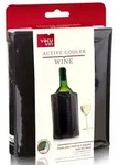 Vacu Vin Weink&uuml;hler in Schwarz - (H)17,6 x &Oslash; 9,5 cm