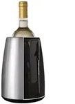 Vacu Vin Weink&uuml;hler ''Elegant'' in Silber - (H)20,5 x &Oslash; 15 cm