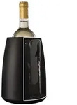 Vacu Vin Weink&uuml;hler ''Elegant'' in Schwarz - (H)20,5 x &Oslash; 15 cm