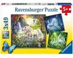 Ravensburger 3x 49tlg. Puzzle "Sch&ouml;ne Einh&ouml;rner" - ab 5 Jahren