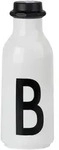 Design Letters Trinkflasche in Wei&szlig; - 500 ml