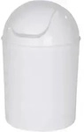 Wenko Schwingdeckeleimer in Wei&szlig; - 6 l