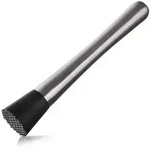 Vacu Vin Cocktail-Stampfer in Silber/Schwarz - (L)20,5 cm