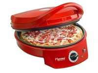 bESTRON Elektrischer Pizzaofen "Viva Italia" in Rot