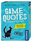Kosmos Kartenspiel "Game of Quotes. Verr&uuml;ckte Zitate" - ab 16 Jahren