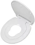 Tiger WC-Sitz mit Kindersitz "Tulsa" in Wei&szlig; - (L)45 x (B)37 cm