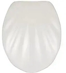 Wenko WC-Sitz "Muschel" in Weiss