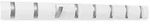 umbra Garderobenleiste "Flip 8" in Wei&szlig; - (B)81 x (H)6 x (T)3 cm