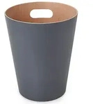 umbra Papierkorb "Woodrow" in Grau - 7,5 l