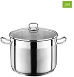 GSW 2tlg. Set: Edelstahl-Jumbotopf "Profi" - &Oslash; 26 cm