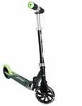muuwmi Scooter "Neon 180" mit Leuchtrollen in Schwarz - ab 3 Jahren