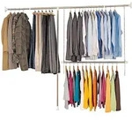 Wenko Teleskop-Garderobe in Silber