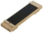 Zwilling 2tlg. Set: Wetzstein-Halterung in Beige - (L)23 x (B)7 cm