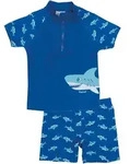 Playshoes 2tlg. Badeoutfit "Hai" in Blau - 98/104