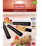 Zenker 4er-Set: Schaumrollen "Patisserie" in Schwarz - (L)13 x &Oslash; 2 cm