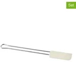 Dr. Oetker 2er-Set: Teigschaber "Profi" in Wei&szlig; - (L)20 cm