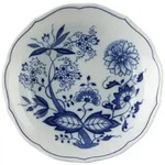 Hutschenreuther Kaffee-Untertasse Blau/ Wei&szlig; - &Oslash; 14 cm