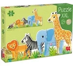 Jumbo 16tlg. Puzzle "Dschungel, von klein bis gro&szlig;" in Bunt - ab 2 Jahren